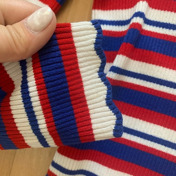 Zara | Ribbed knit high collar top - Picture 6 of 8